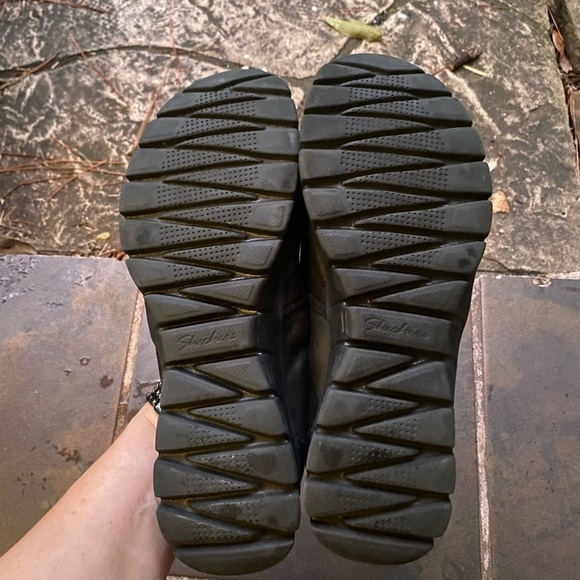 Skechers Air Cooled Memory Foam Black Slip-On Stretch Flex Sneakers Size 9.5
M - Picture 5 of 10